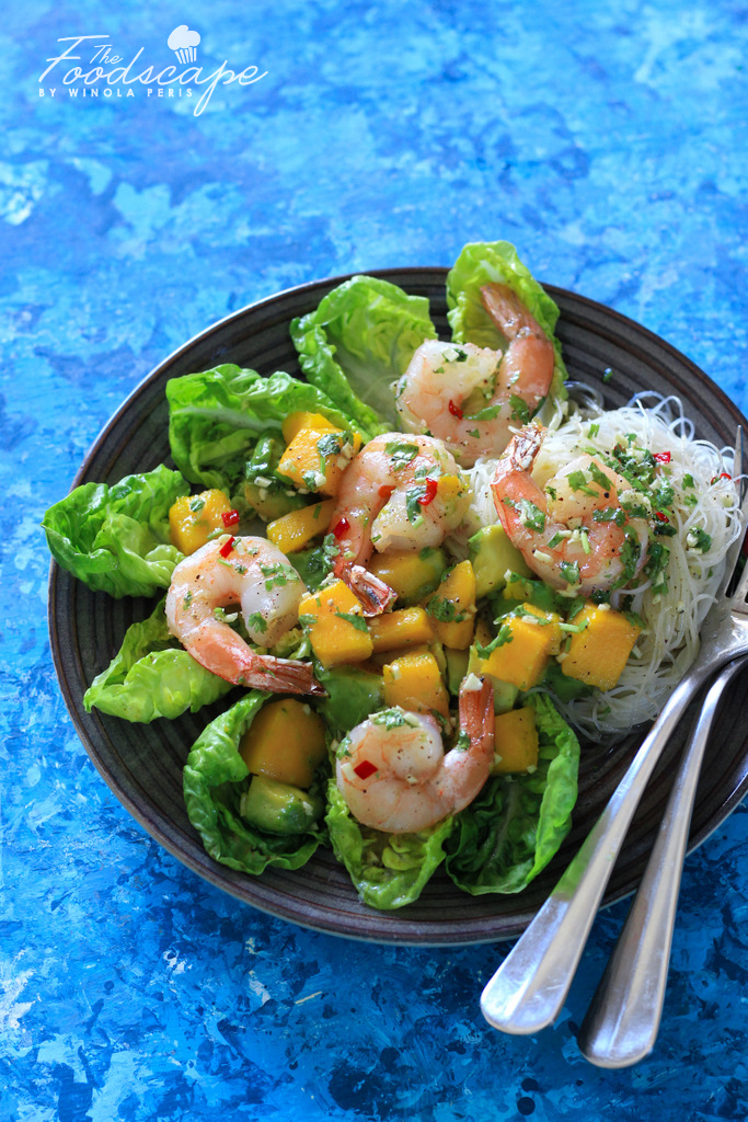 This Prawn & Mango Salad is the perfect summer salad, dressed with a Honey Chilli Lime salad dressing. It is the perfect salad idea, nutritious, healthy and balanced. Just what you need for a balanced meal. Salad Recipe. Meal Planning.